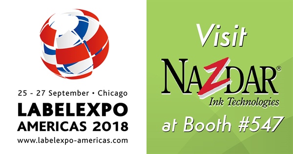 Nazdar Sticks to Ink Innovation at Labelexpo Americas 2018