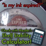 Nazdar Shelf Stability Calculator