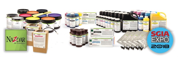 Nazdar Ink Technologies Highlights Breadth of Ink Solutions at the SGIA Expo 2018