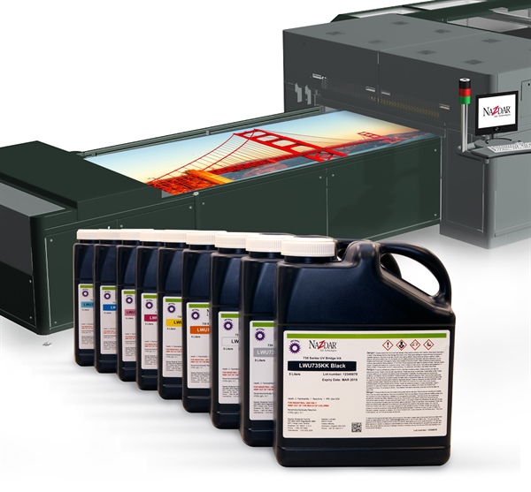 Nazdar Announces New 735 Bridge Series Inks for UV Inkjet Printers