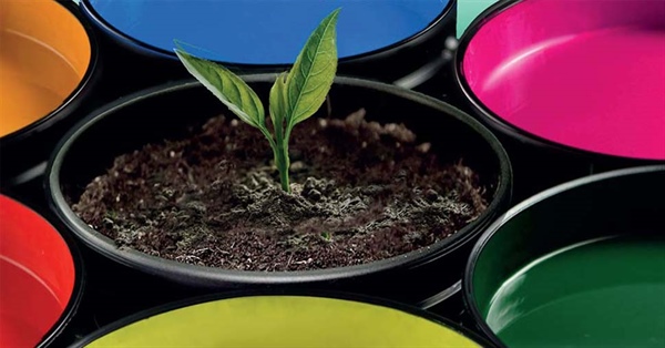 How does an ink company achieve sustainability?