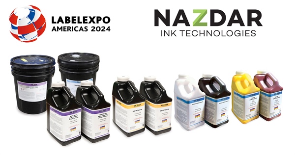 Nazdar Ink Technologies promotes Innovations at Labelexpo Americas 2024