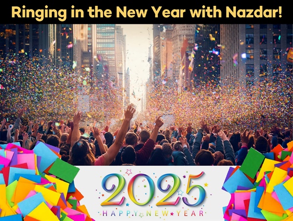 Nazdar Inks used to print New York - Times Square - New Years Confetti
