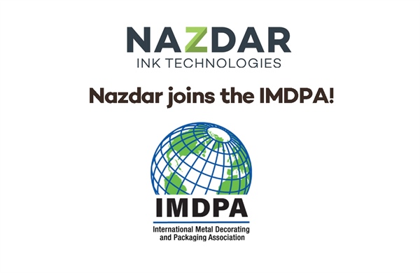 Nazdar joins the International Metal Decorating and Packaging Association (IMDPA)