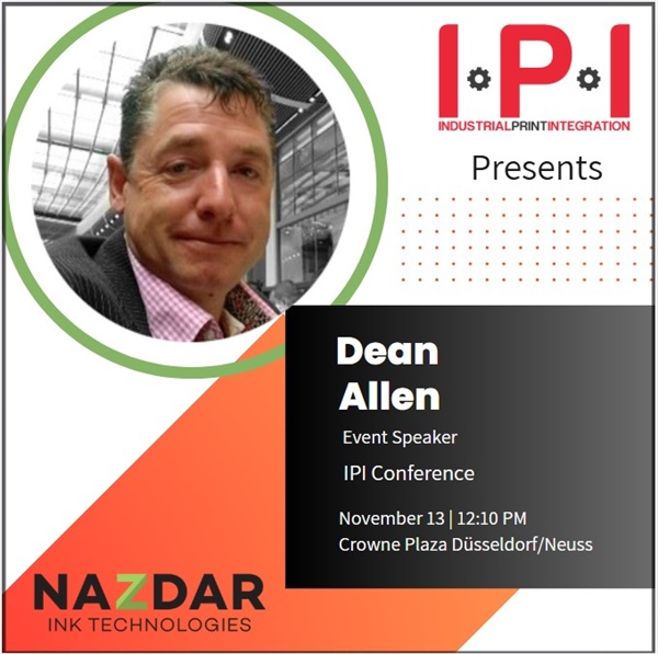 Nazdar Announces Speaker, Participation 2025 IPI conference