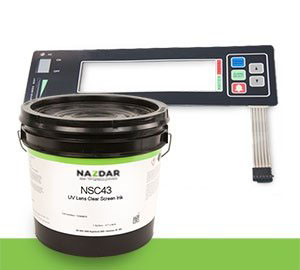 NSC43 UV Lens Clear Screen Ink