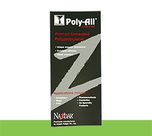 Poly-All Screen Inks Series Color Card (CARDPA)