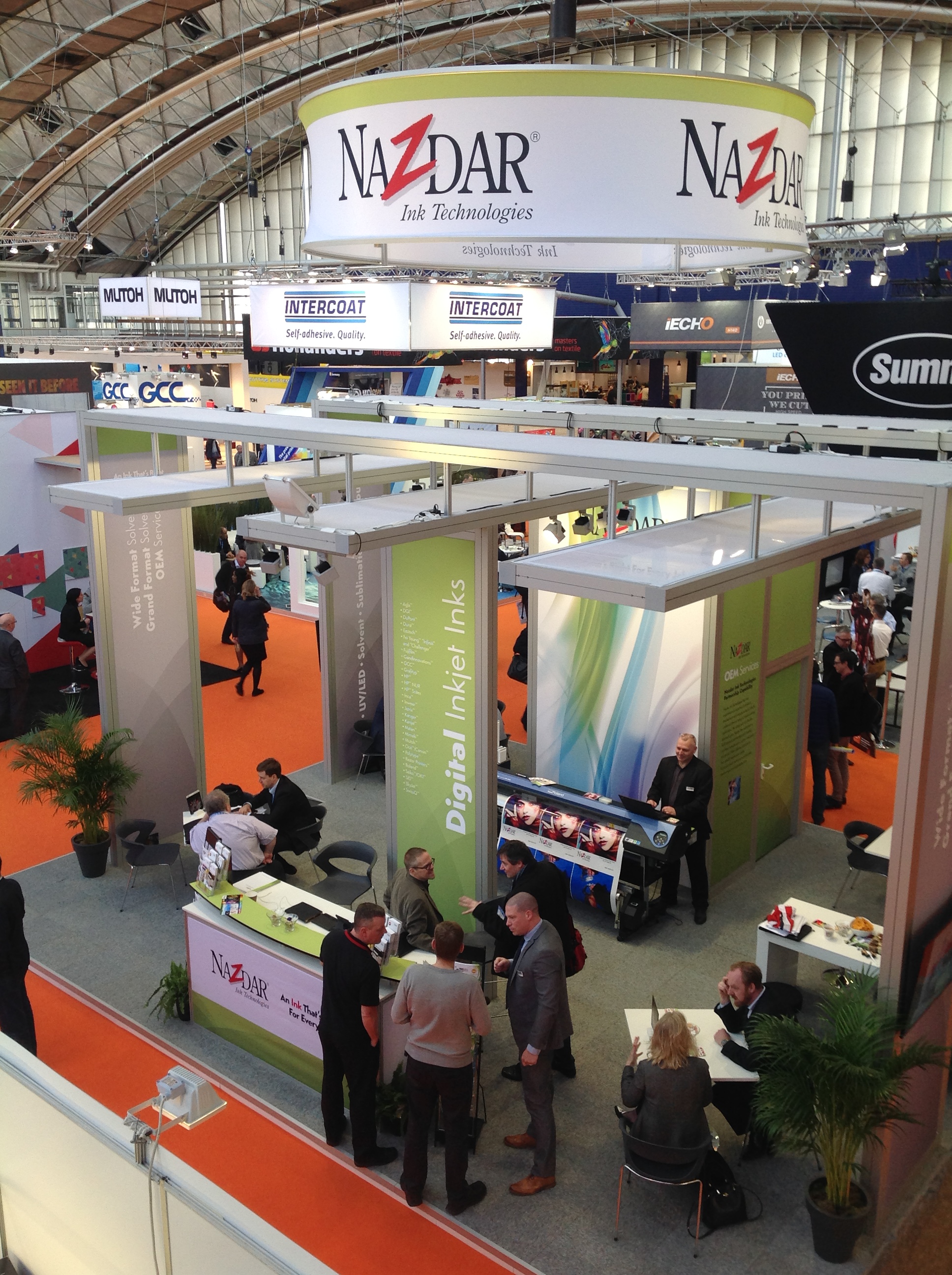 Nazdar stand at FESPA Digital 2016